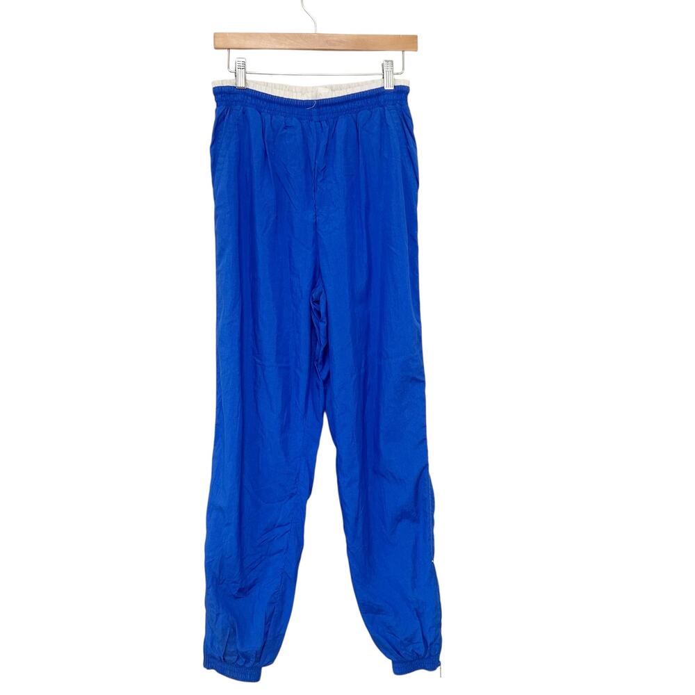 Vintage Nike Elite Blue Nylon Windbreaker Track Pants Sz M